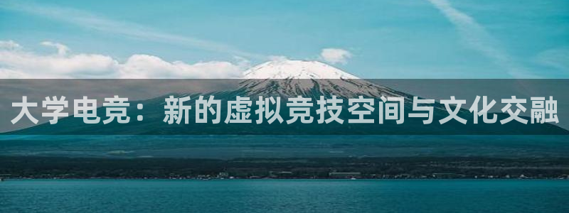 火狐电竞官网：大学电竞：新的虚拟竞技空间与文化交融