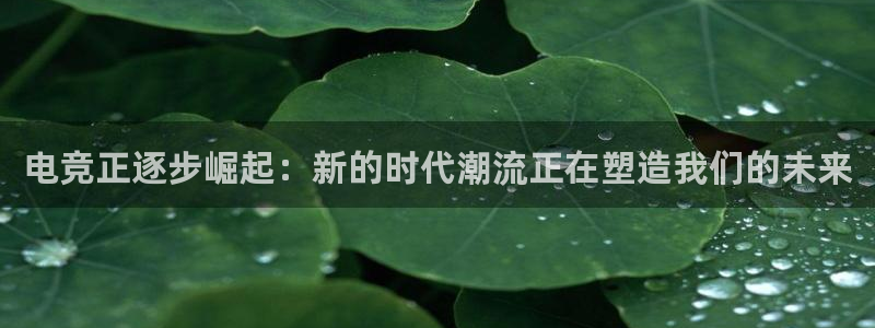 火狐电竞体育平台：电竞正逐步崛起：新的时代潮流正在塑造我们的未来
