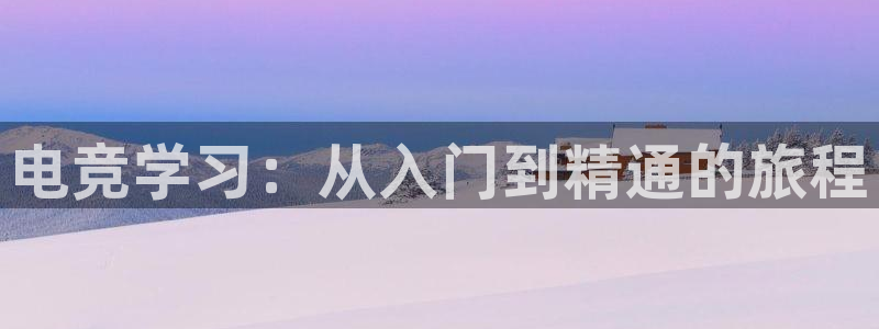 火狐电竞酒店：电竞学习：从入门到精通的旅程