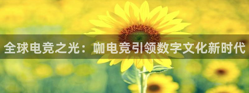 火狐电竞网页版：全球电竞之光：咖电竞引领数字文化新时代